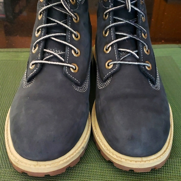 Timberland rare blue leather boots - Picture 5 of 10